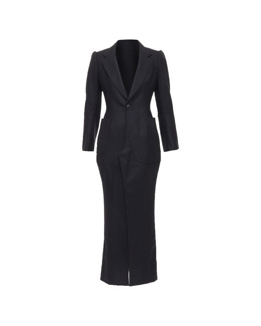 Junya Watanabe Blue 2012 Wool Fitted Coat