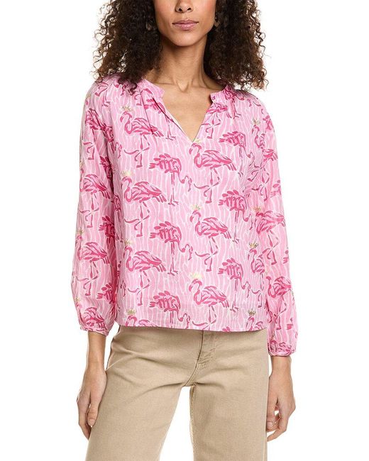 Jude Connally Pink Lilith Blouse