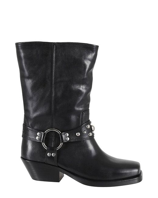 Isabel Marant Black Antya Ankle Boot