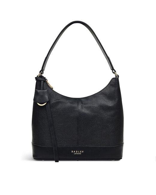 Radley Spring Vale Small Ziptop Satchel in Black Lyst