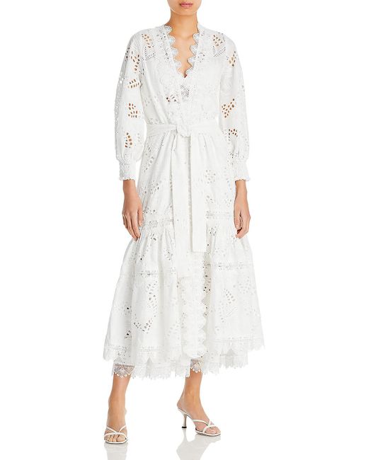 Waimari White Vistamar Cotton Kimono Cover-up