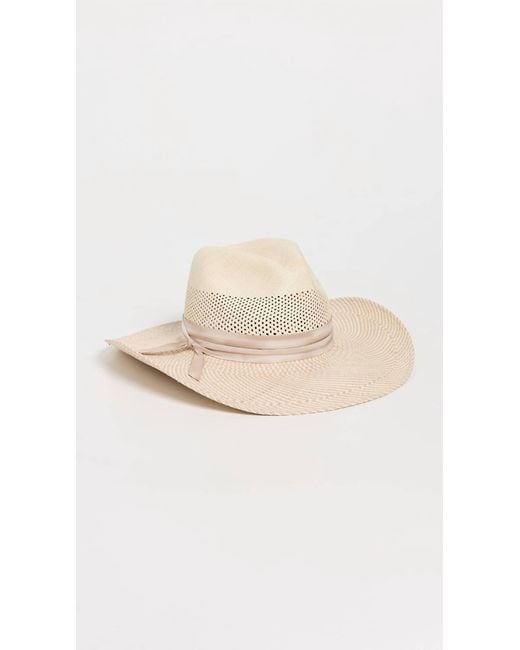 Freya White Mesquite Straw Hat