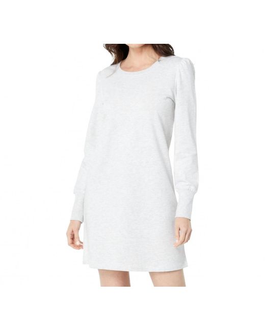 Southern Tide White Lindsey Heather Sweatshirt Dress