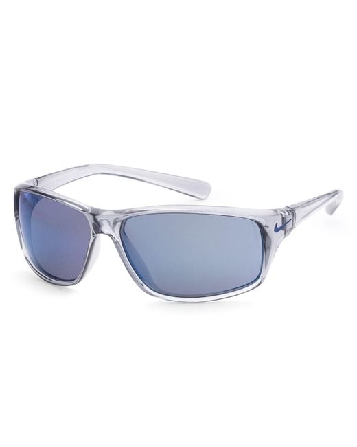 Nike Blue 64 Mm Sunglasses Ev1134-014-64 for men