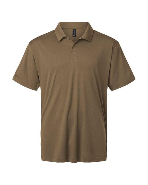 AllPro Green Pro-Lock Performance Polo for men