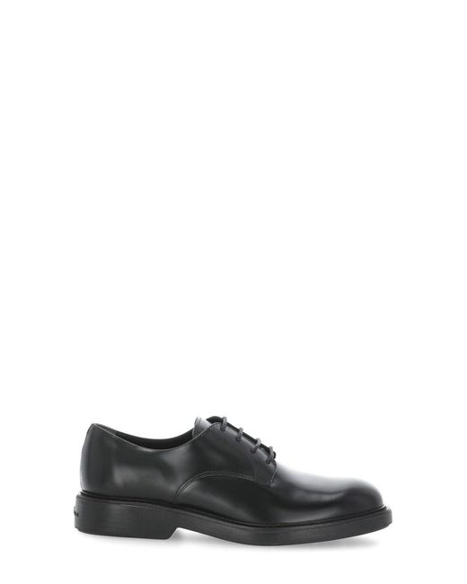 Hogan Black Patent Leather Brogues for men