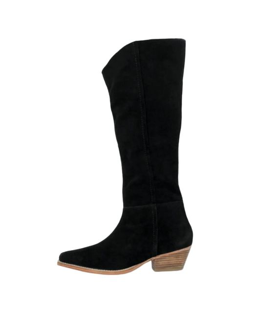 Free People Black Sway Low Slouch Boots