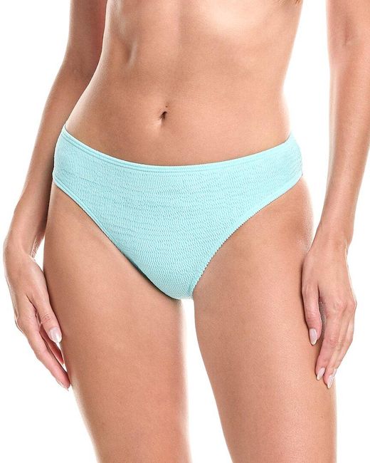 Vince Camuto Blue Textured High Cut Bottom