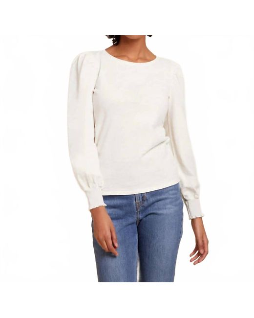 Nation Ltd White Floris Top