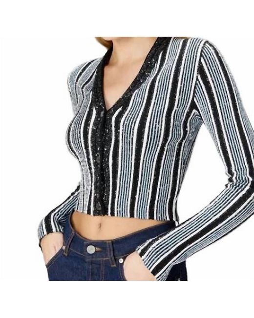 Missoni Black Buttoned Sequin Cardigan