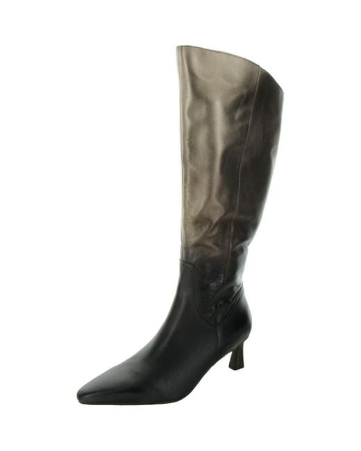 Naturalizer Black Deesha Extra Wide Calf Suede Knee-High Boots