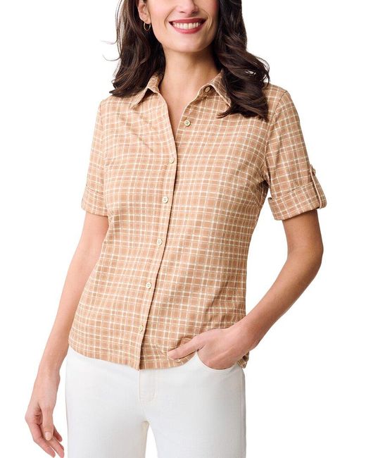 J.McLaughlin Natural Cornelia Top