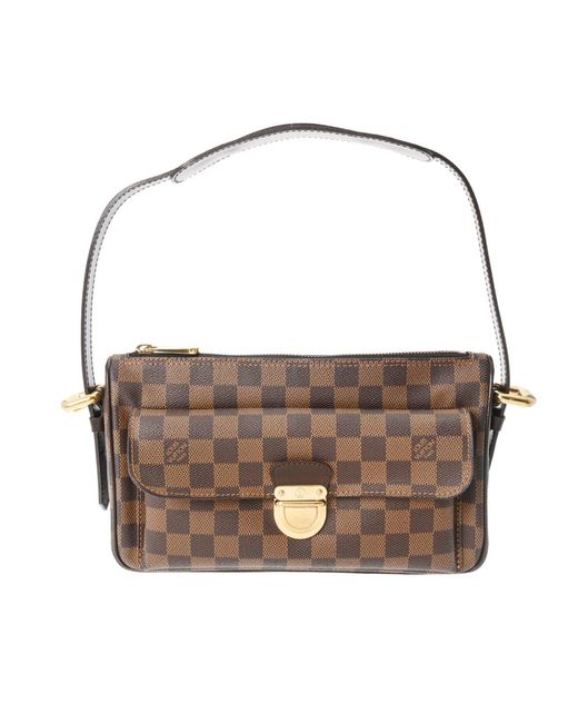Louis Vuitton Brown Ravello Gm Canvas Shoulder Bag (pre-owned)