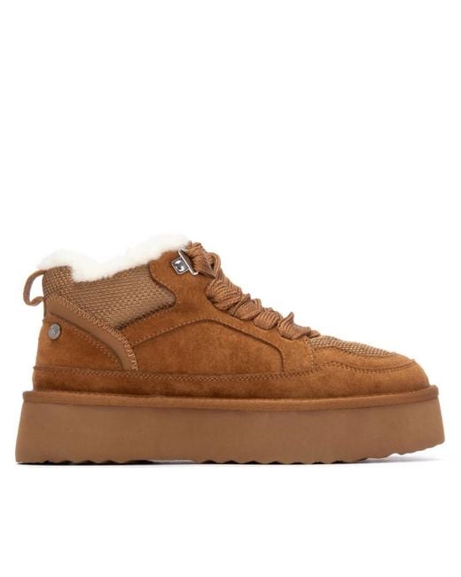 Xti Brown 144338 Round Toe Shoes