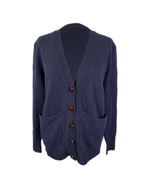 Joseph Blue Buttoned Cardigan