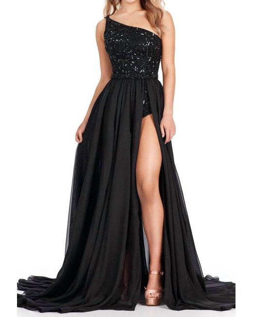 ashley lauren black prom dress Ashley Lauren 11480 - Sweetheart Corset Style Prom Dress 16 / Black main image 1