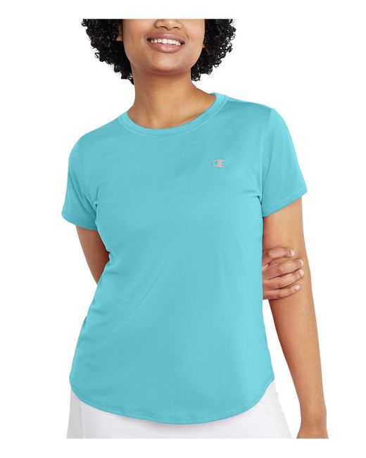 Champion Blue Active Wear Tee Pullover Top