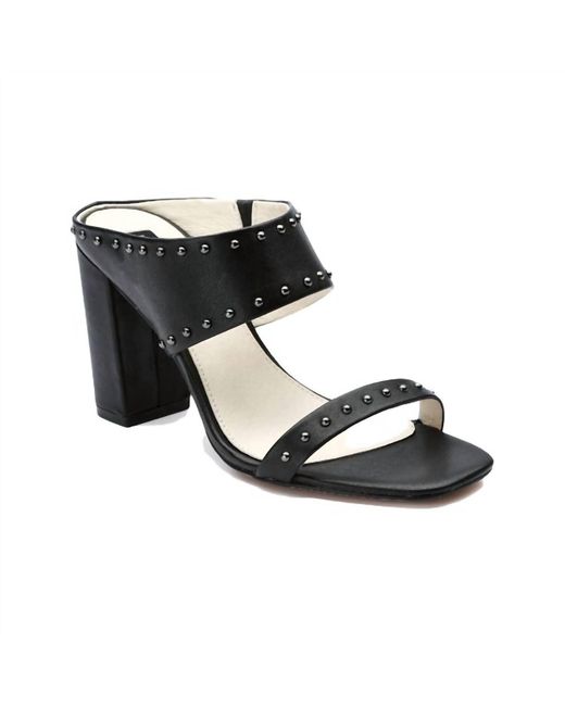 Sanctuary Black Spears Stud Heel