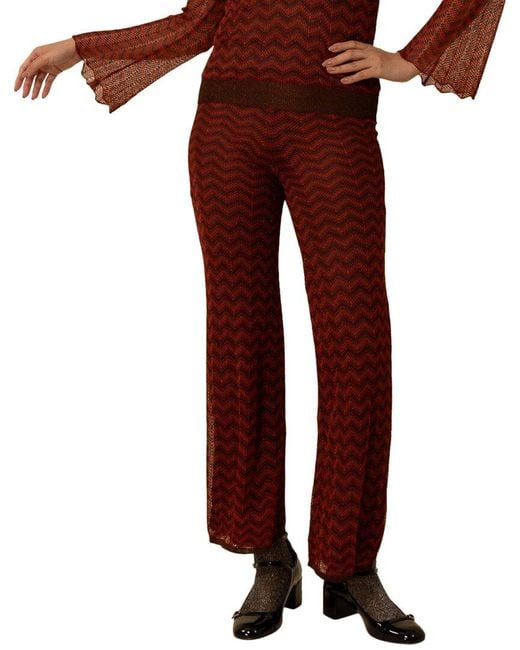 Hale Bob Red Edith Pant