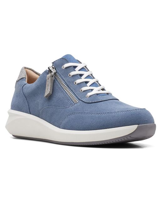 Clarks Blue Un Rio Suede Lifestyle Casual And Fashion Sneakers