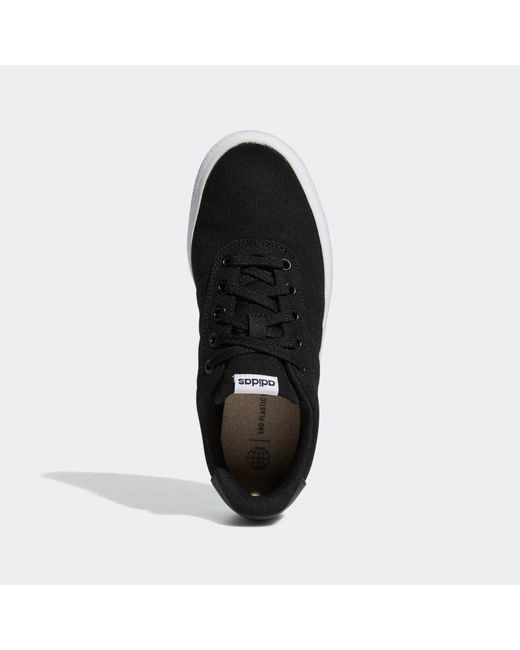 adidas Cotton Vulc Raid3r Skateboarding Shoes in Black | Lyst