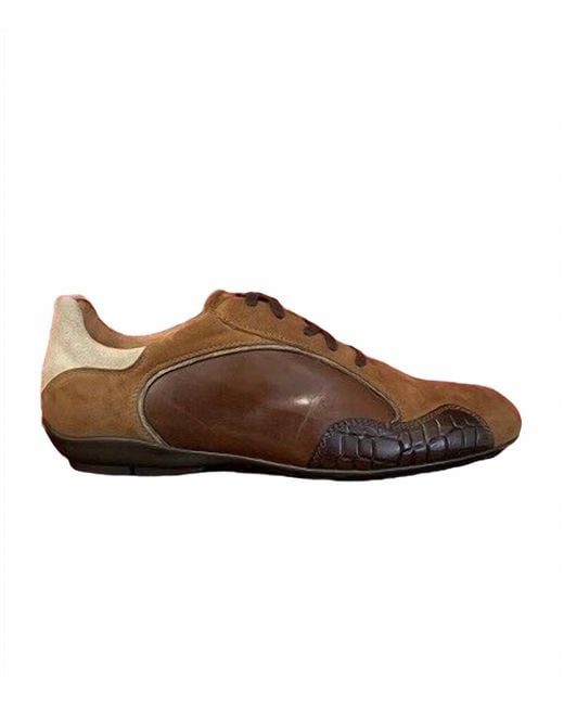 Mezlan Brown Coronado Shoes for men
