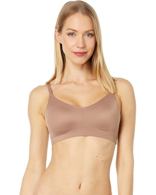 Spanx Natural Trifecta Bra Light Stretch V-Neck Spaghetti Strap Vsq107