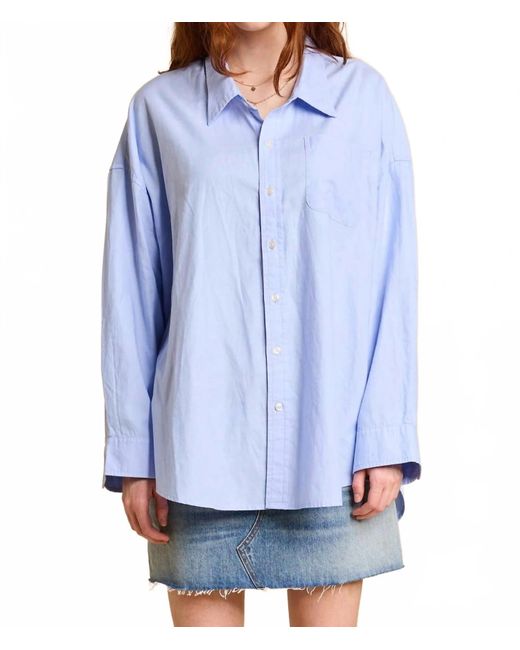 Denimist Blue Button Front Top
