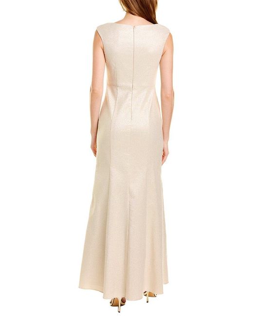 Aidan Mattox Metallic Mermaid Gown 
