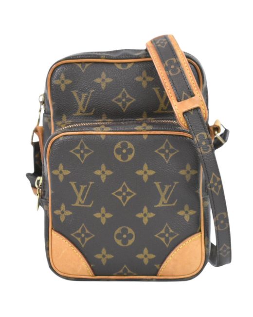 Louis Vuitton Gray Amazon Canvas Shoulder Bag (pre-owned)