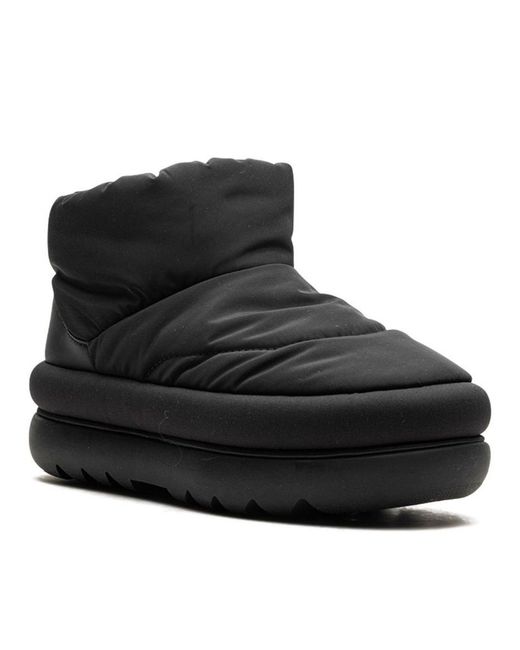 Ugg Black Classic Maxi Mini Quilted Boots