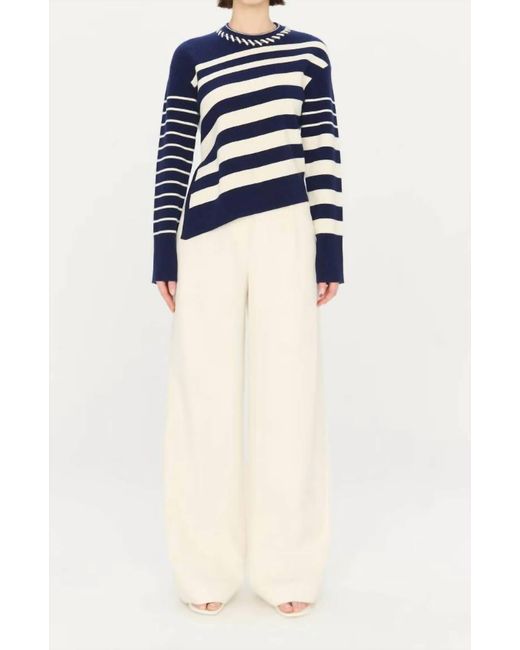Jonathan Simkhai Blue Dale Pullover Sweater