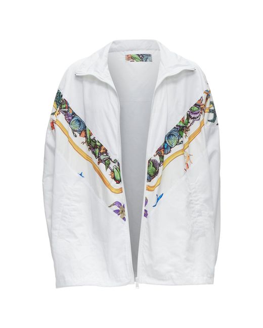 Versace White Tresor De La Mer Starfish Track Jacket for men
