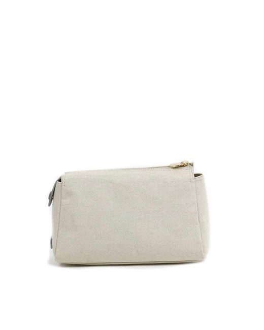 NEELY & CHLOE Gray Small Canvas Pouch