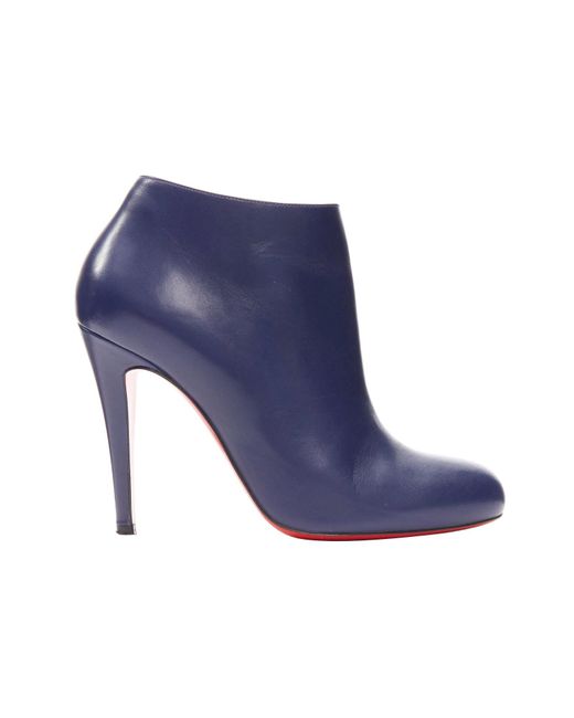 navy blue louboutin heels