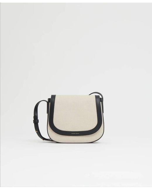 Mansur Gavriel White Classic Crossbody Bag
