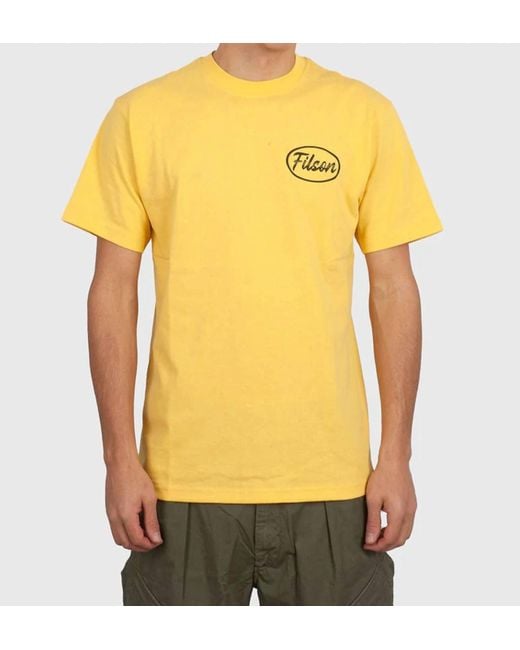 Filson Yellow Frontier Graphic Tee for men