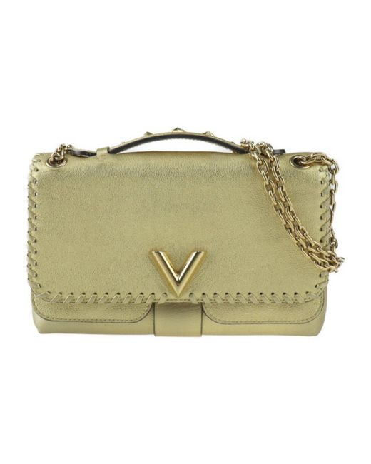 Louis Vuitton Green Very Chain Leather Shoulder Bag (pre-owned)