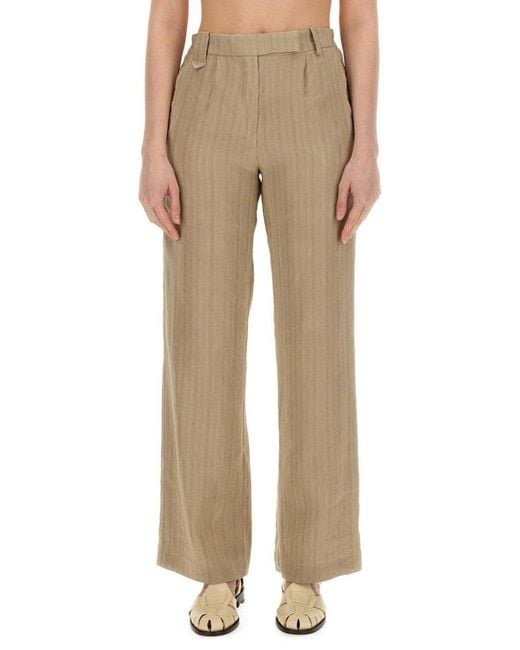 Alysi Natural Linen Pants