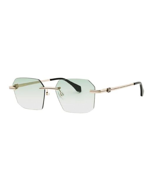 Palm Angels Metallic Sunglasses Geometric Rimless, Frame And Gradient Lens Peri10Gquartz7654 for men