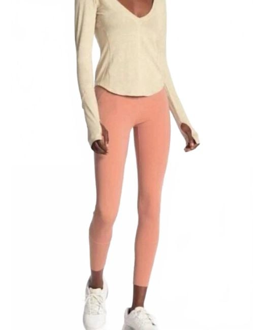 Free People Orange Movement Under The Moon High Rise Leggings