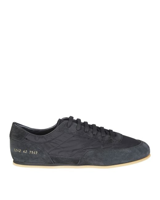 Common Projects Black Minimal Runner Low Profile Sneakers for men