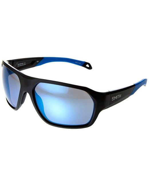 Smith Blue Deckboss 63mm Polarized Sunglasses for men
