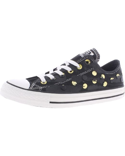 Converse Blue Chuck Taylor Ox Canvas Low Top Casual And Fashion Sneakers