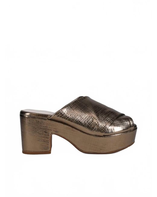Chocolat Blu Brown Georgette Sandals
