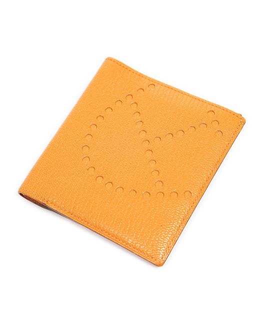 Hermès Orange Evelyne Compact Wallet