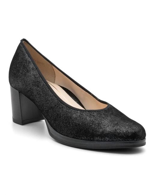 Ara Black Charlotte Pump Heels