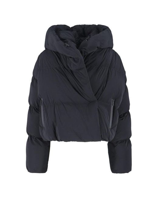 DIESEL Blue Cropped Down Jacket
