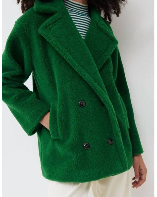 Marella Green Manolo Teddy Coat