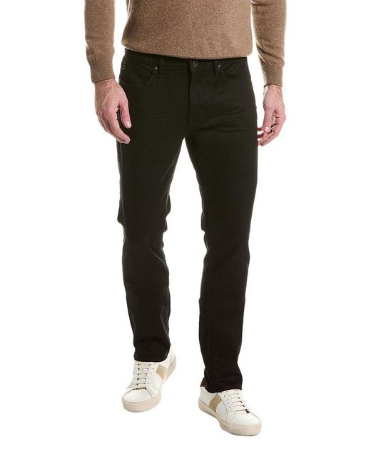 John Varvatos Bowery Black Slim Straight Jean for men